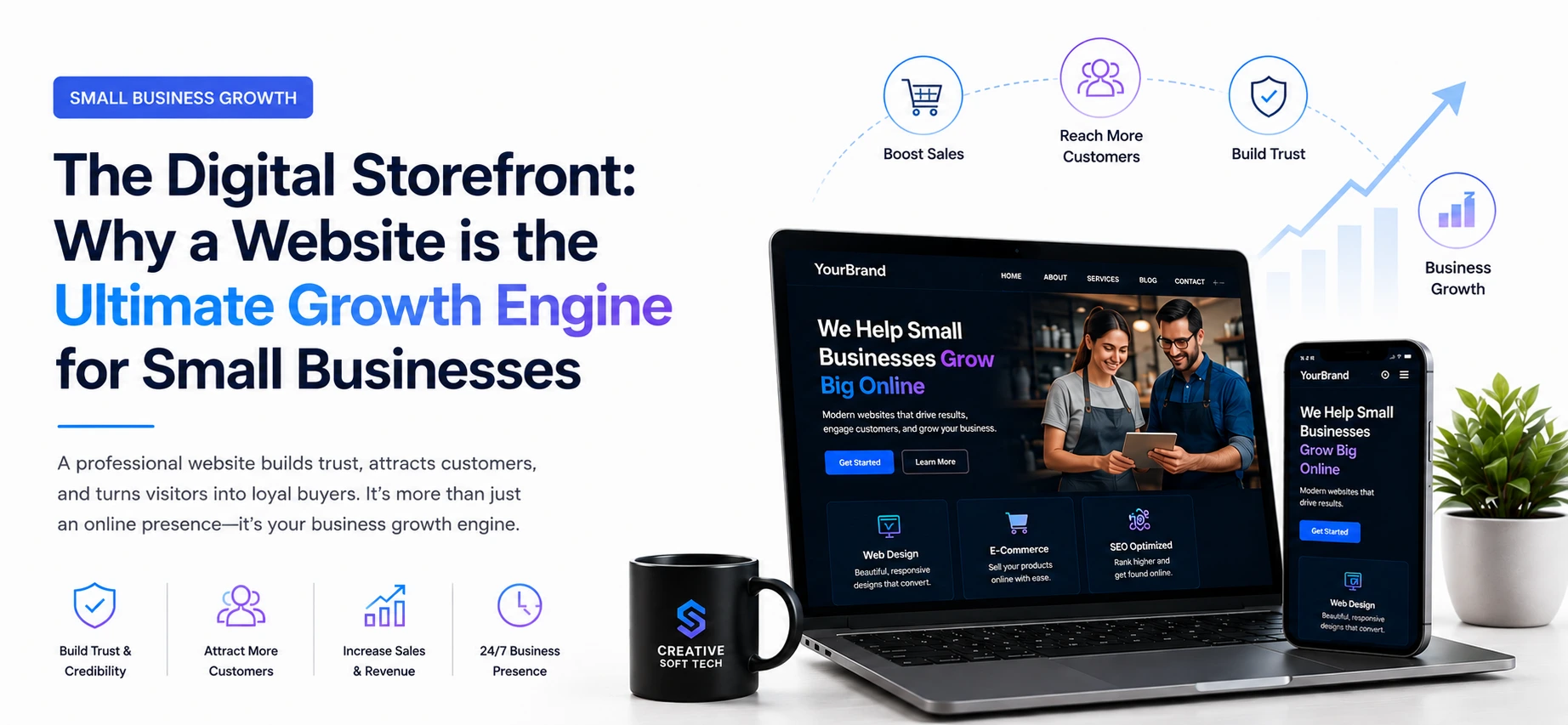 The Digital Storefront: Why a Website is the Ultimate Growth Engine for Small Businesses